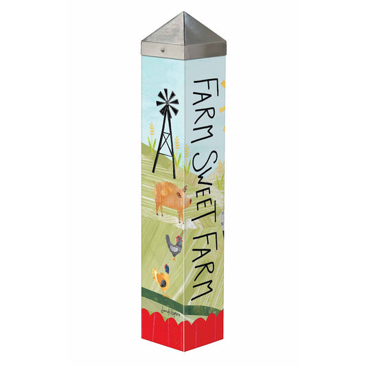 Farm Sweet Farm 20" Art Pole