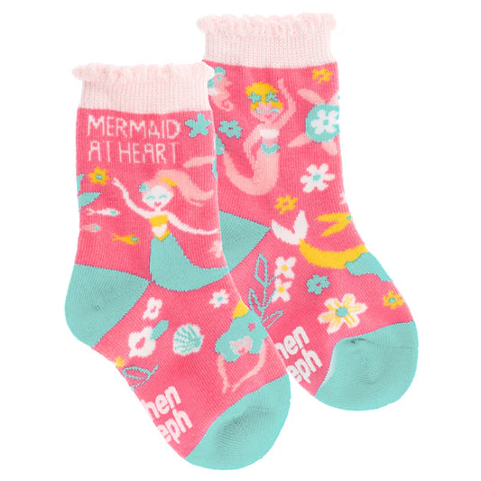 TODDLER CREW SOCKS MERMAID
