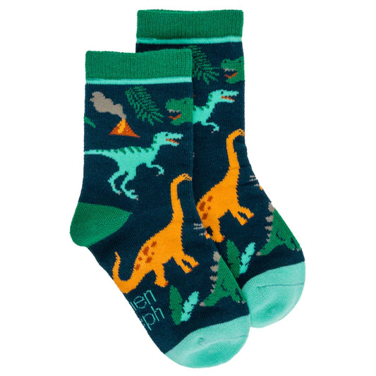 TODDLER SOCKS MULTI DINO LARGE