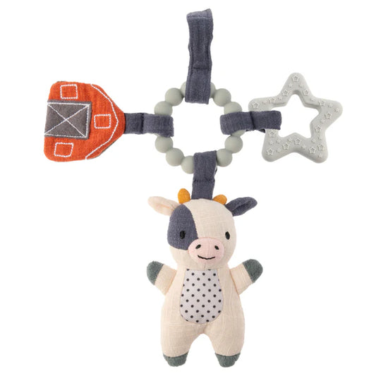 STROLLER TOY COW