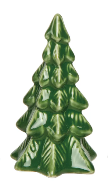 Cer Iridescent Green Tree Fig 3 Asst