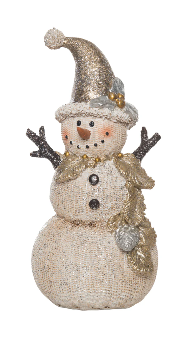 Res Metallic Snowman Fig 2 Asst