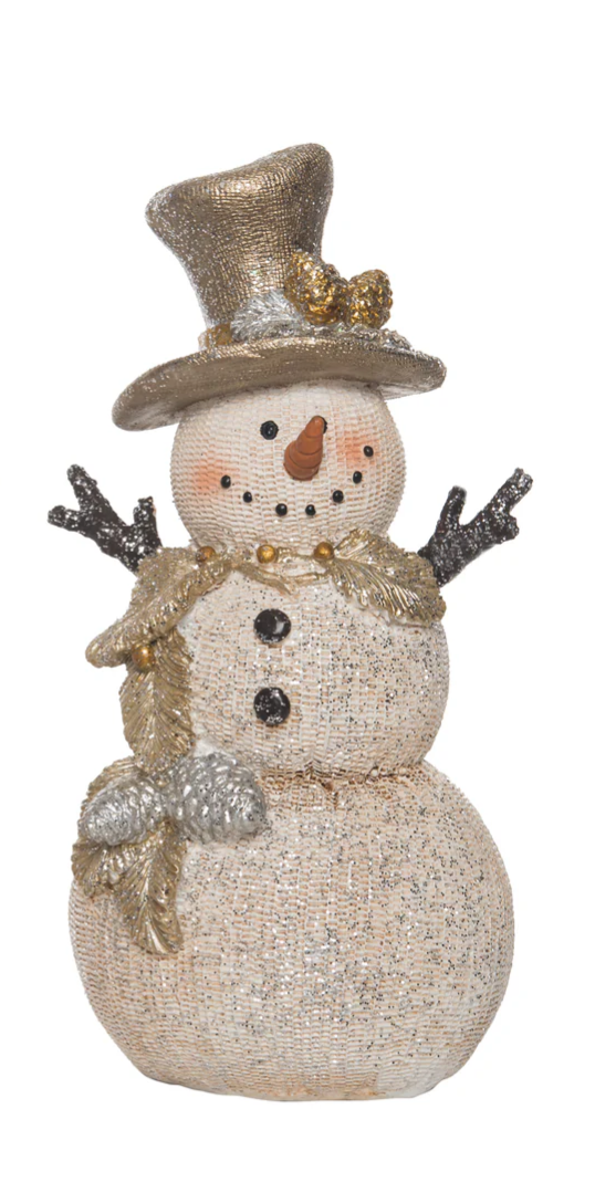 Res Metallic Snowman Fig 2 Asst
