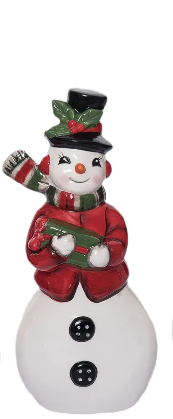 Dol Vintage Snowman S/3