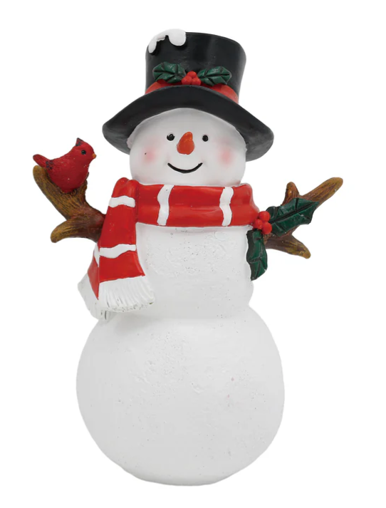 Res Snowman w/Cardinal 2 Asst