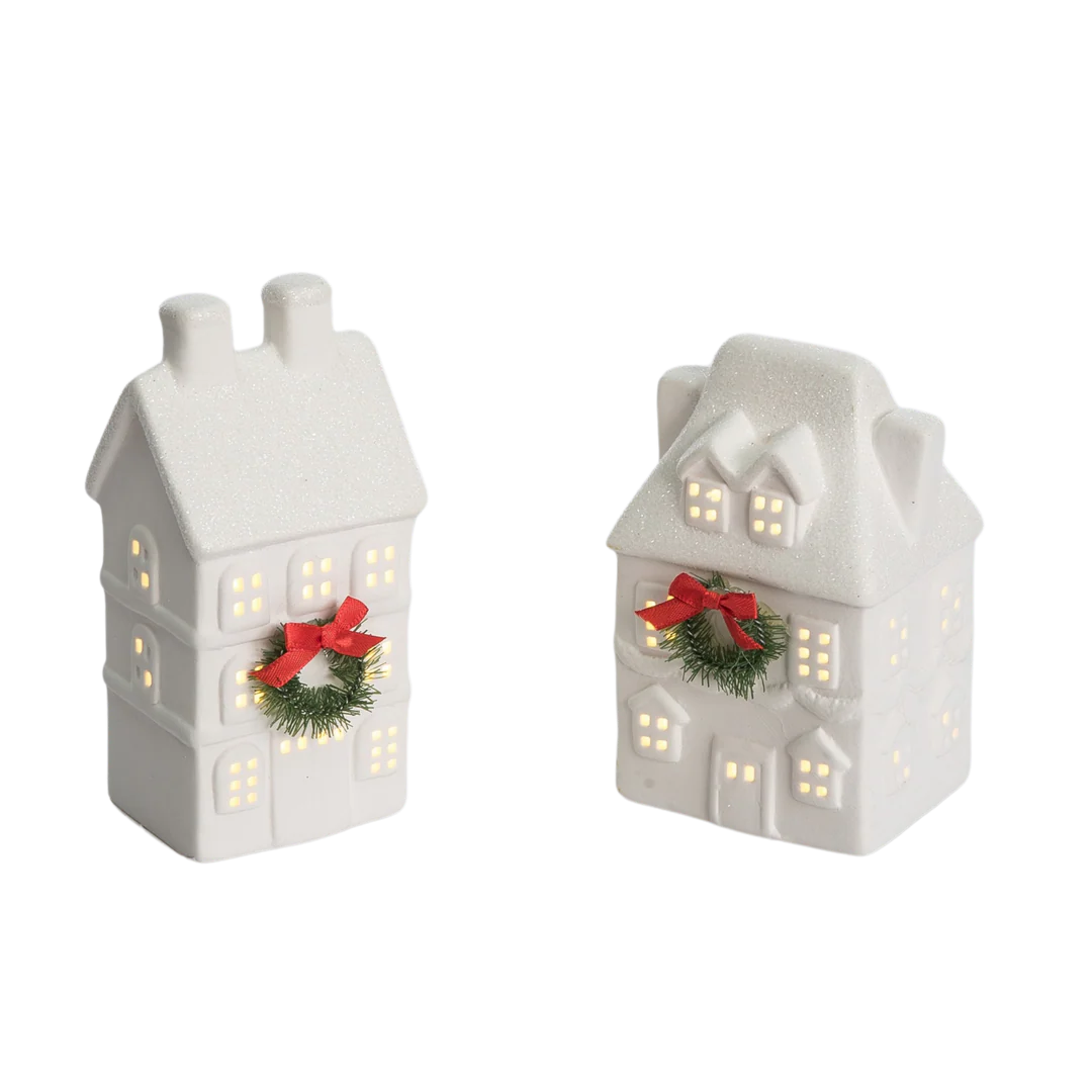 Dol LED Village Fig S/2