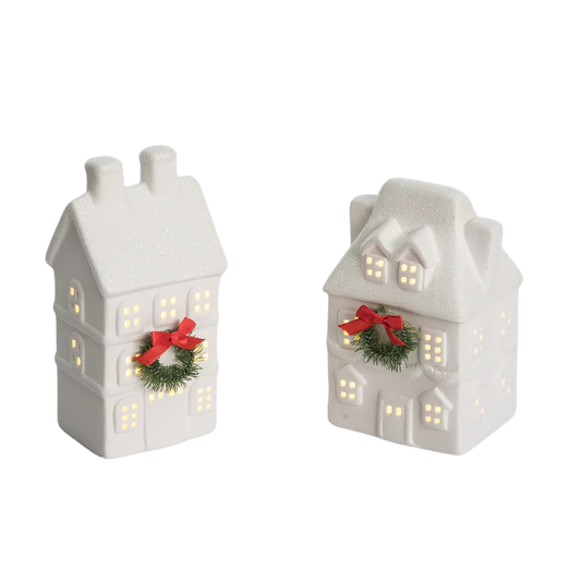 Dol LED Village Fig S/2