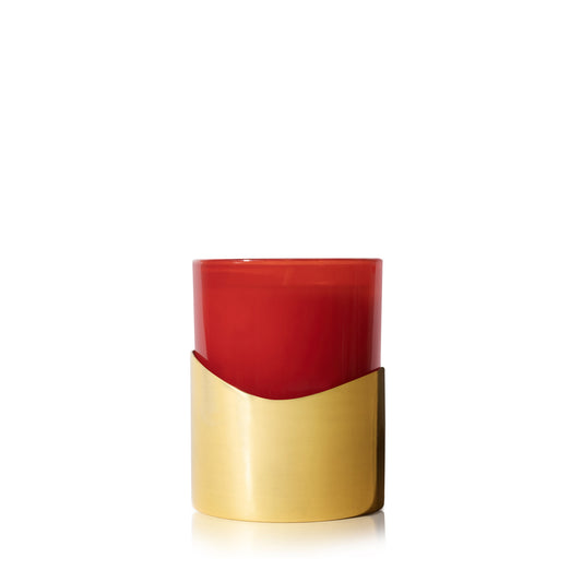 Simmered Cider Poured Candle with Sleeve, Harvest Red