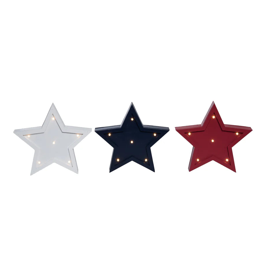 LED Stars 3 Asst