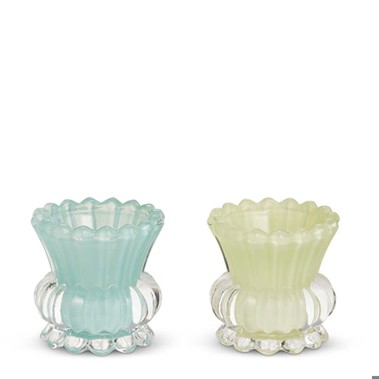 Ruffle Candle Holder