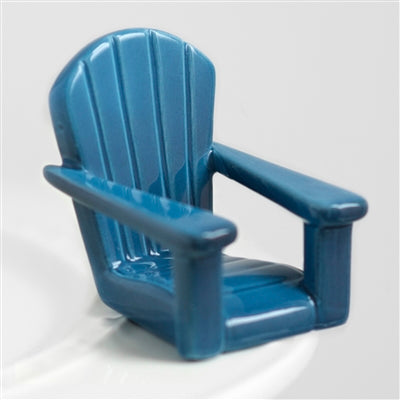 Chillin Chair- Blue.  Nora Fleming Mini