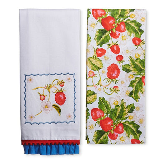 Strawberry Vine Tea Towels