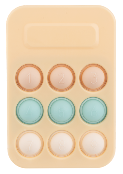 Silicone Pop-it Calculator Toy