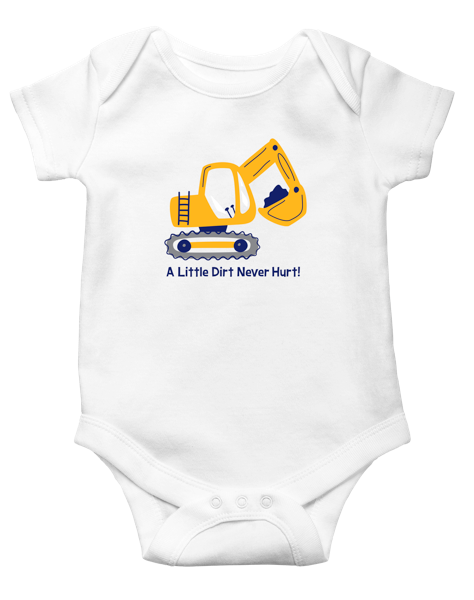 Tractor Diaper Shirt