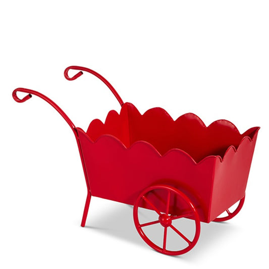 Red Scalloped Wagon