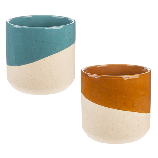 Dipped Glaze Planters