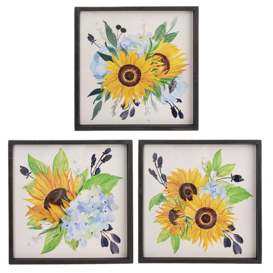 Texture Sunflower Wall Decor