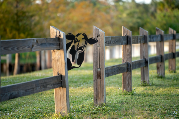 Laser Cut Peeking Farm Animal Decor