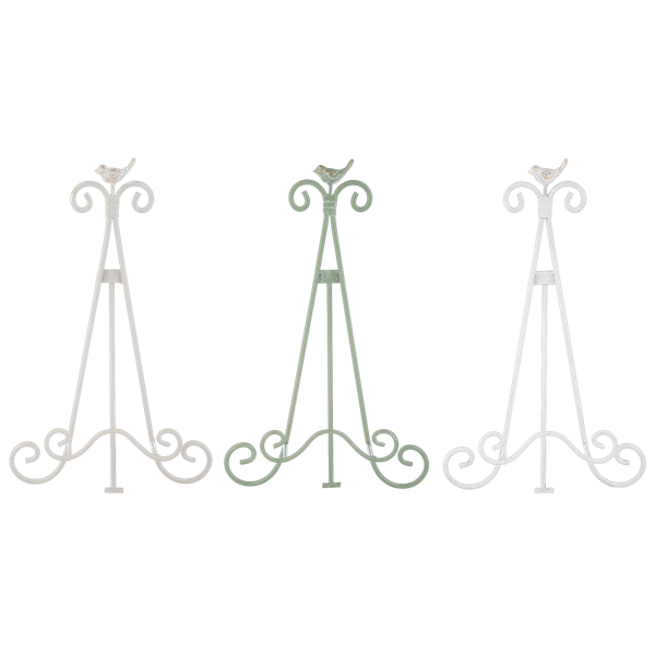 Plate Stand with Bird Finial