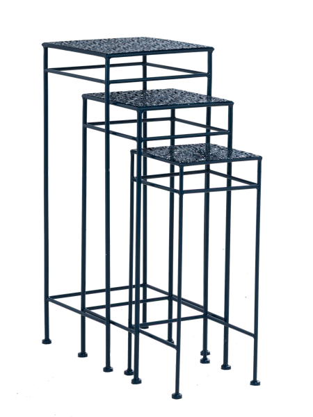 Indigo Laser Cut Plant Stand