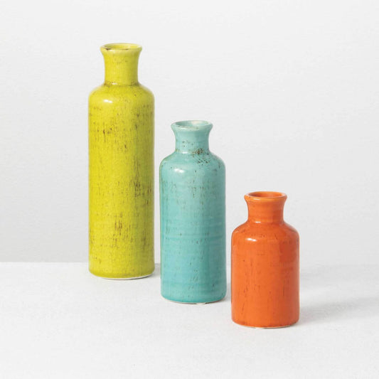 COLORFUL BOTTLE VASE