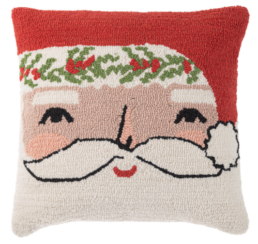 Punch Hook Santa Pillow