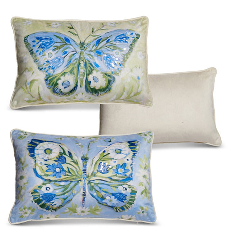 18 Wings of the Meadow Pillow