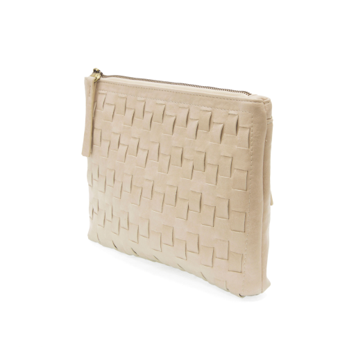 QUINN WOVEN CONVERTIBLE CROSSBODY CLUTCH