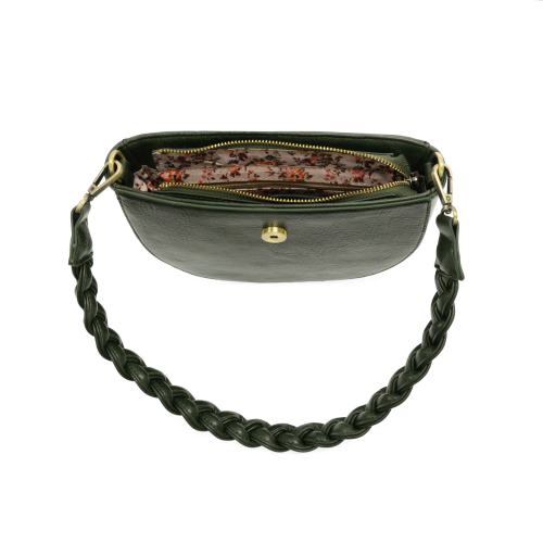Joy Susan - Linda Crescent Crossbody w/ Braided Strap