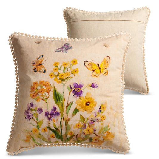 Butterfly Meadow Pillow