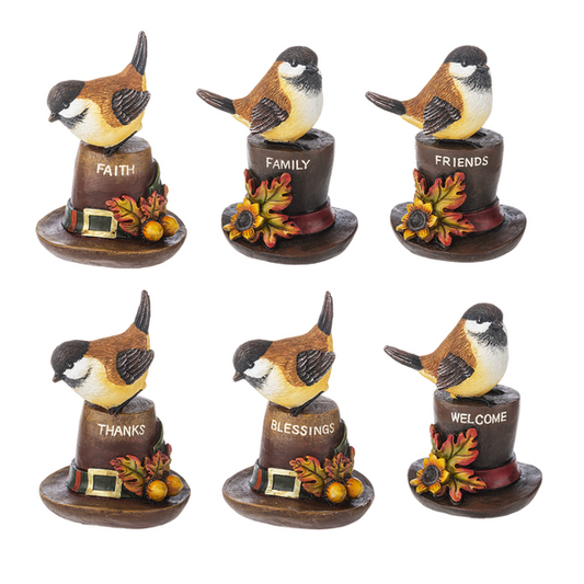 Fall Bird Figurines