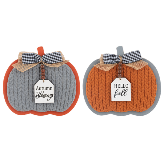 Cozy Fall Pumpkin Figurines