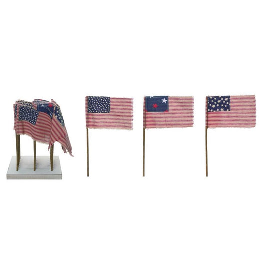 Fabric American Flags