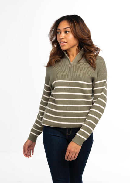 WOMEN'S ZIPPER SWEATER