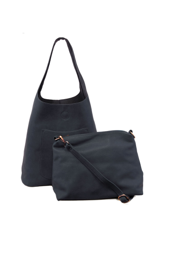 Dark Navy Molly Slouchy Hobo Handbag