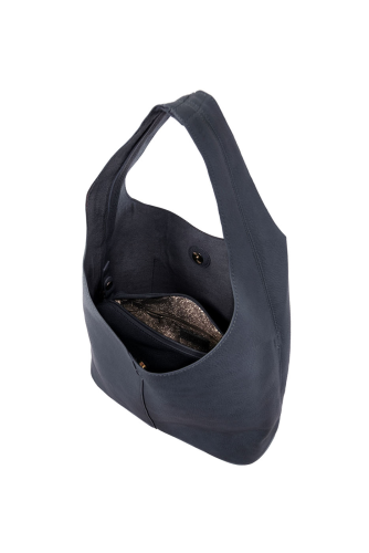 Dark Navy Molly Slouchy Hobo Handbag