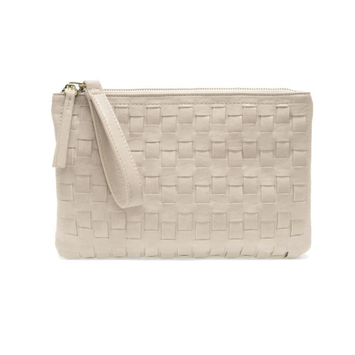 QUINN WOVEN CONVERTIBLE CROSSBODY CLUTCH