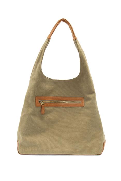 Khaki April Canvas Hobo