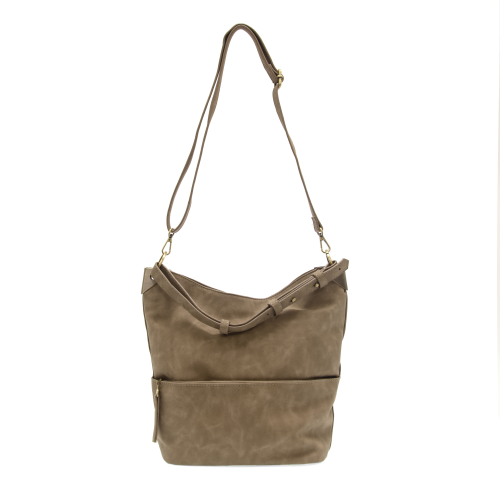 Joy Susan Purse - Darcy Zip Front Pocket Bucket Bag