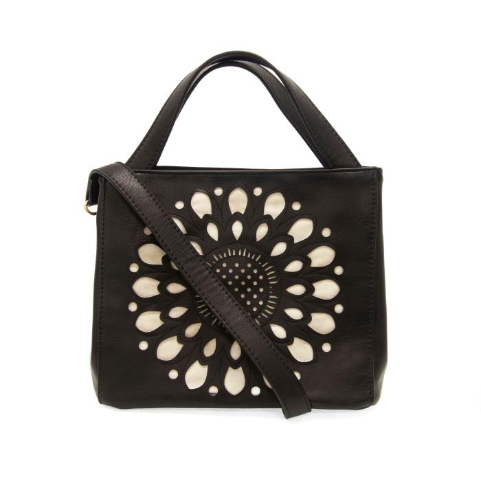 Flora Laser Cut Crossbody Tote