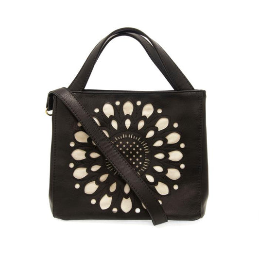 Flora Laser Cut Crossbody Tote