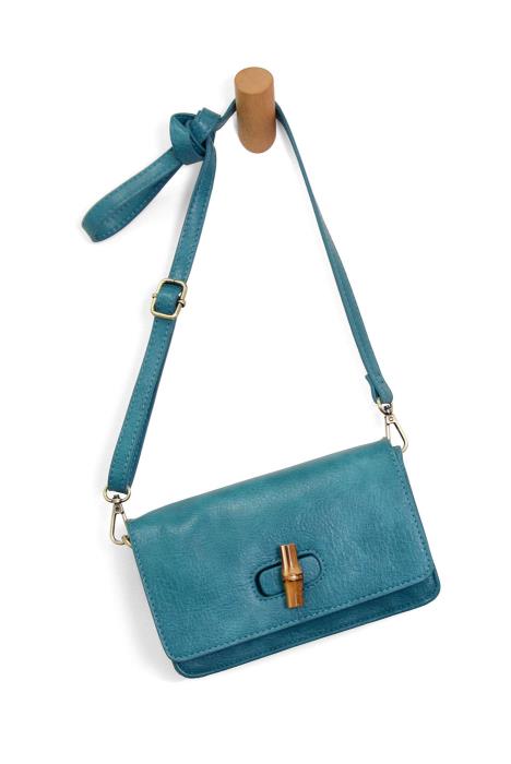Bonnie Mini Organizer Bamboo Turnlock Crossbody