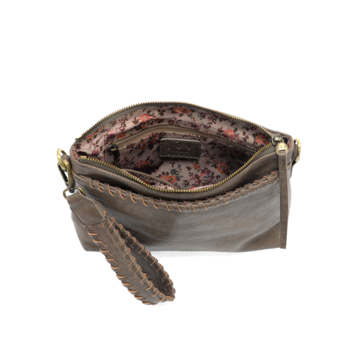 Joy Susan - Oakley Whipstitch Topzip Wristlet/Crossbody