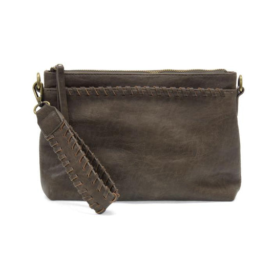 Joy Susan - Oakley Whipstitch Topzip Wristlet/Crossbody