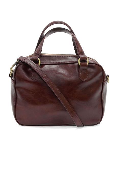 Maroon Regina Mini Satchel Crossbody
