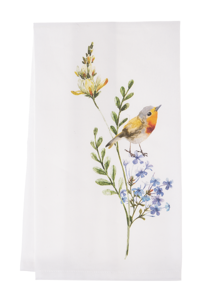 Wildflower & Bird Tea Towels