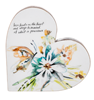 Watercolor Heart Message Figurine Set