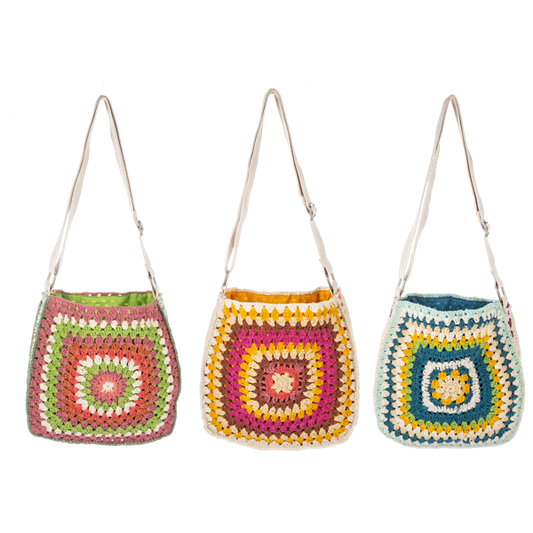 Crochet Granny Square Purses