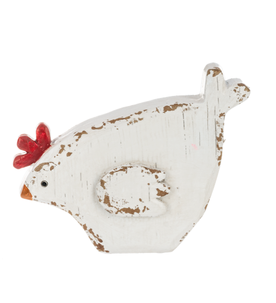Carved Chicken Figurines