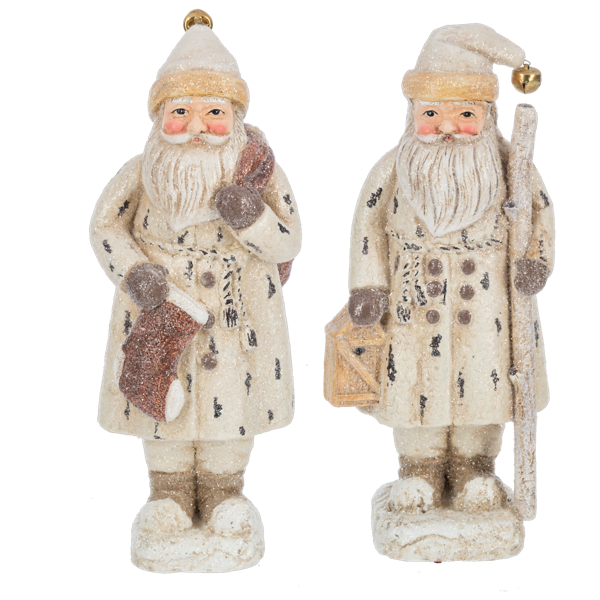 Winter Frost Santa Figurines